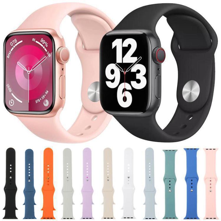 Cinturino per orologio sportivo in silicone tinta unita xDfind, For Apple Watch 46mm / 49mm / 45mm / 44mm, For Apple Watch 42mm / 41mm / 40mm / 38mm