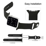 Cinturino per orologio sportivo in silicone tinta unita xDfind, For Apple Watch 46mm / 49mm / 45mm / 44mm, For Apple Watch 42mm / 41mm / 40mm / 38mm
