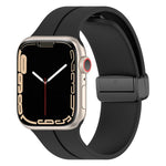 Cinturino per orologio in silicone con fibbia magnetica a tinta unita xDfind, For Apple Watch 46mm / 49mm / 45mm / 44mm, For Apple Watch 42mm / 41mm / 40mm / 38mm