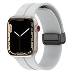 Cinturino per orologio in silicone con fibbia magnetica a tinta unita xDfind, For Apple Watch 46mm / 49mm / 45mm / 44mm, For Apple Watch 42mm / 41mm / 40mm / 38mm