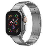 Cinturino per orologio con fibbia in titanio puro a una sola perlina, For Apple Watch 46mm / 49mm / 45mm / 44mm, For Apple Watch 42mm / 41mm / 40mm / 38mm