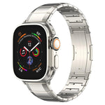 Cinturino per orologio con fibbia in titanio puro a una sola perlina, For Apple Watch 46mm / 49mm / 45mm / 44mm, For Apple Watch 42mm / 41mm / 40mm / 38mm