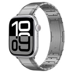 Cinturino per orologio con fibbia in titanio puro a una sola perlina, For Apple Watch 46mm / 49mm / 45mm / 44mm, For Apple Watch 42mm / 41mm / 40mm / 38mm