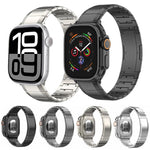 Cinturino per orologio con fibbia in titanio puro a una sola perlina, For Apple Watch 46mm / 49mm / 45mm / 44mm, For Apple Watch 42mm / 41mm / 40mm / 38mm