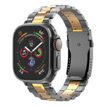 Cinturino per orologio in titanio staccabile con fibbia a tartaruga a forma di T., For Apple Watch 46mm / 49mm / 45mm / 44mm, For Apple Watch 42mm / 41mm / 40mm / 38mm