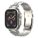 Cinturino per orologio in titanio staccabile con fibbia a tartaruga a forma di T., For Apple Watch 46mm / 49mm / 45mm / 44mm, For Apple Watch 42mm / 41mm / 40mm / 38mm