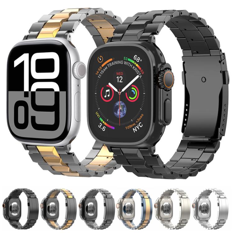 Cinturino per orologio in titanio staccabile con fibbia a tartaruga a forma di T., For Apple Watch 46mm / 49mm / 45mm / 44mm, For Apple Watch 42mm / 41mm / 40mm / 38mm