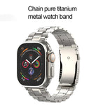 Cinturino per orologio in titanio staccabile con fibbia a tartaruga a forma di T., For Apple Watch 46mm / 49mm / 45mm / 44mm, For Apple Watch 42mm / 41mm / 40mm / 38mm