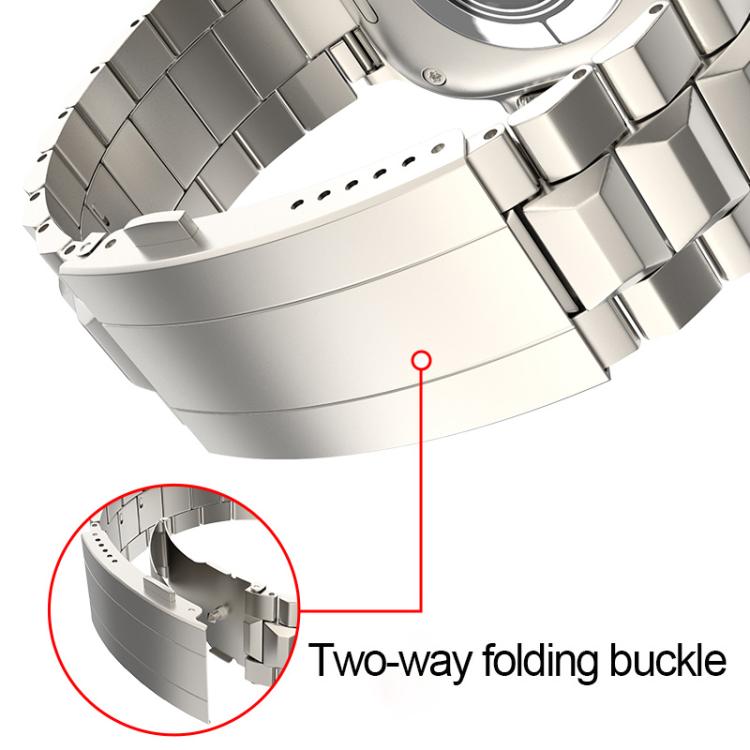 Cinturino per orologio in titanio staccabile con fibbia a tartaruga a forma di T., For Apple Watch 46mm / 49mm / 45mm / 44mm, For Apple Watch 42mm / 41mm / 40mm / 38mm