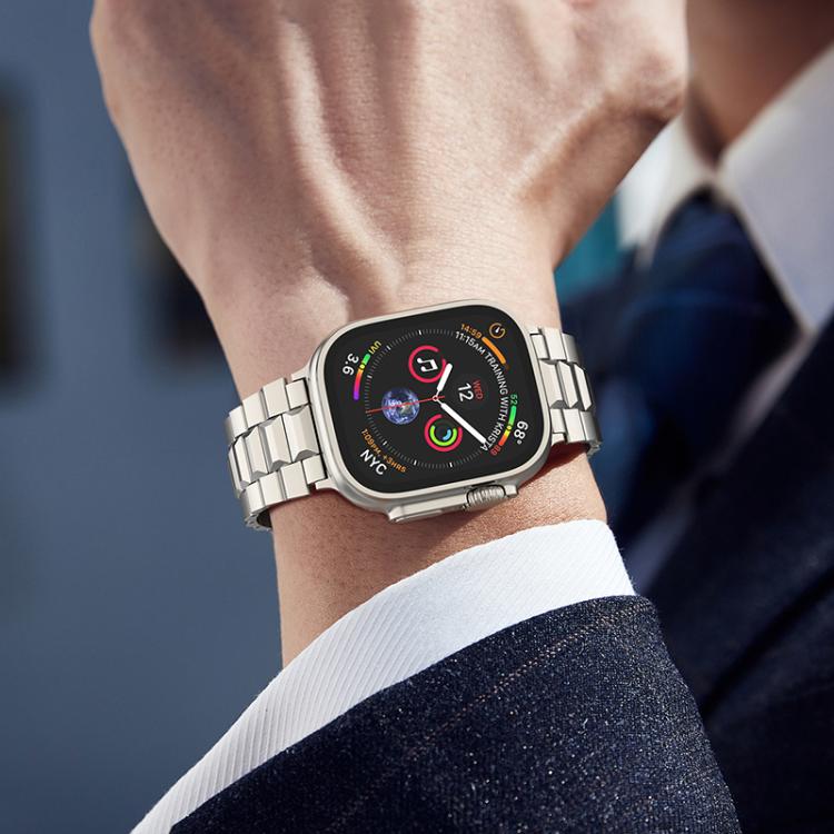 Cinturino per orologio in titanio staccabile con fibbia a tartaruga a forma di T., For Apple Watch 46mm / 49mm / 45mm / 44mm, For Apple Watch 42mm / 41mm / 40mm / 38mm