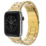 Cinturino per orologio xDfind con fibbia pieghevole a tre perline in acciaio inossidabile, For Apple Watch 46mm / 49mm / 45mm / 44mm, For Apple Watch 42mm / 41mm / 40mm / 38mm