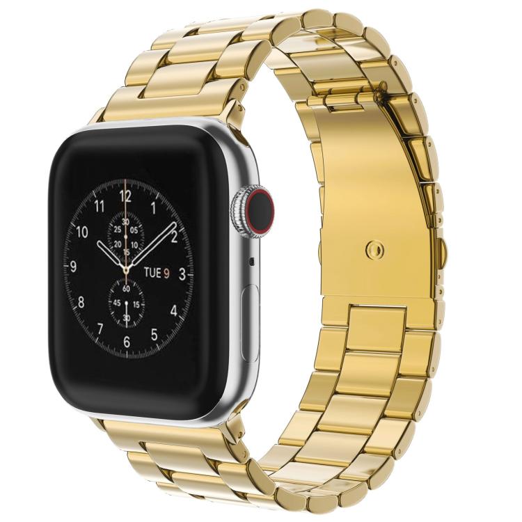 Cinturino per orologio xDfind con fibbia pieghevole a tre perline in acciaio inossidabile, For Apple Watch 46mm / 49mm / 45mm / 44mm, For Apple Watch 42mm / 41mm / 40mm / 38mm