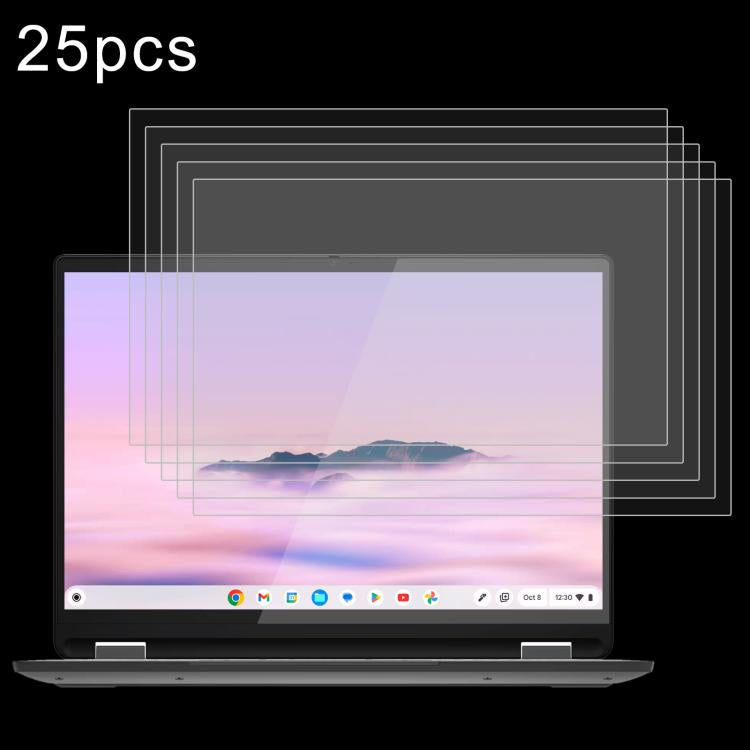 25pcs 9H 0.3mm Explosion-proof Tempered Glass Film, For Lenovo IdeaPad Slim 3 Gen10 14, For Lenovo IdeaPad Slim 5 Light 14, For Lenovo Chromebook 100e 11.6, For Lenovo IdeaPad Slim 5 Light 13.3, For Lenovo Chromebook Plus 14                            ...