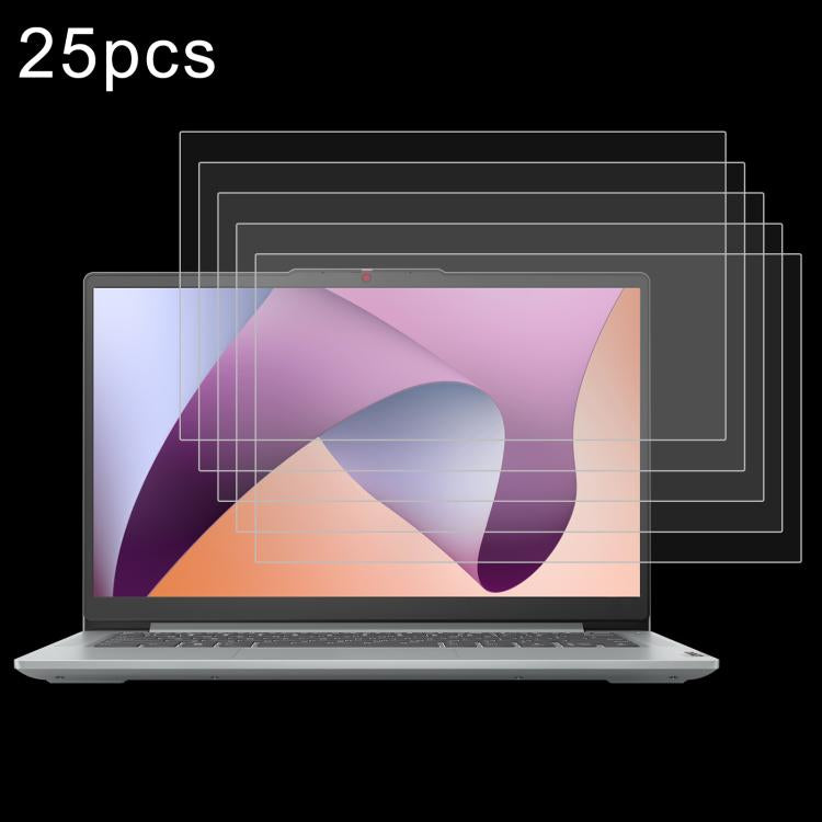 25pcs 9H 0.3mm Explosion-proof Tempered Glass Film, For Lenovo IdeaPad Slim 3 Gen10 14, For Lenovo IdeaPad Slim 5 Light 14, For Lenovo Chromebook 100e 11.6, For Lenovo IdeaPad Slim 5 Light 13.3, For Lenovo Chromebook Plus 14                            ...