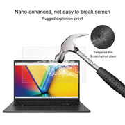 25pcs 9H 0.3mm Explosion-proof Tempered Glass Film, For ASUS Vivobook Go 14 / E1404FA 14, For ASUS Zenbook 14 OLED / UX3405MA 14, For ASUS TUF Gaming A15 FA507NVR 15.6, For ASUS Vivobook 15 M1502YA 15.6, For ASUS Vivobook Go 15 E1504FA 15.6