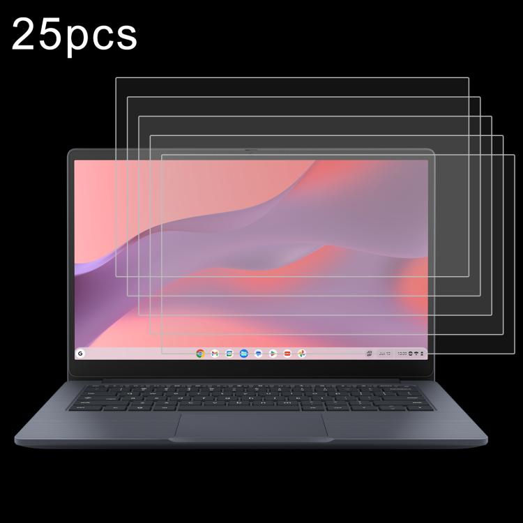 25pcs 9H 0.3mm Explosion-proof Tempered Glass Film, For ASUS Vivobook Go 14 / E1404FA 14, For ASUS Zenbook 14 OLED / UX3405MA 14, For ASUS TUF Gaming A15 FA507NVR 15.6, For ASUS Vivobook 15 M1502YA 15.6, For ASUS Vivobook Go 15 E1504FA 15.6