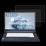 2pcs 9H 0.3mm Explosion-proof Tempered Glass Film, For Fujitsu LIFEBOOK A577 15.6