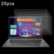25pcs 9H 0.3mm Explosion-proof Tempered Glass Film, For Fujitsu LIFEBOOK A577 15.6