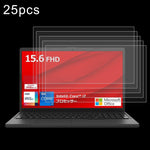 25pcs 9H 0.3mm Explosion-proof Tempered Glass Film, For Fujitsu LIFEBOOK A577 15.6