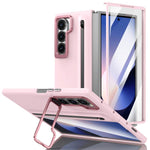 Custodia per telefono antiurto con supporto pieghevole per lente effetto pelle integrata, scomparto per penna e penna inclusa., For Galaxy Z Fold8 5G, For Galaxy Z Fold8 Ultra 5G, For Galaxy Z Fold7 5G, For Samsung Galaxy Z Fold6 5G