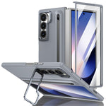 Custodia per telefono antiurto con supporto pieghevole per lente effetto pelle integrata, scomparto per penna e penna inclusa., For Galaxy Z Fold8 5G, For Galaxy Z Fold8 Ultra 5G, For Galaxy Z Fold7 5G, For Samsung Galaxy Z Fold6 5G