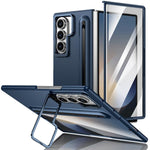 Custodia per telefono antiurto con supporto pieghevole per lente effetto pelle integrata, scomparto per penna e penna inclusa., For Galaxy Z Fold8 5G, For Galaxy Z Fold8 Ultra 5G, For Galaxy Z Fold7 5G, For Samsung Galaxy Z Fold6 5G