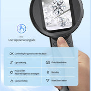 Microscopio digitale industriale portatile con schermo IPS da 2,8 pollici
