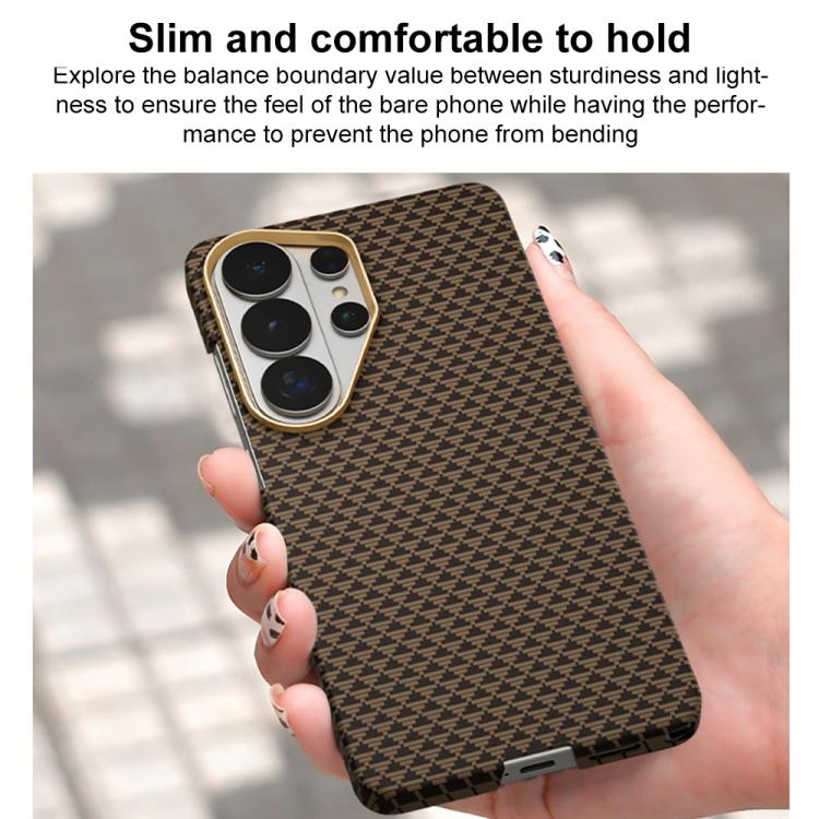Custodia magnetica MagSafe con cornice in metallo e nanofibre., For Samsung Galaxy S26 Ultra 5G, For Samsung Galaxy S25 Ultra 5G
