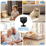 Mini telecamera WiFi F1 1080P con visione notturna a infrarossi, F1