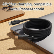 Momax Mag.Link Magnetic 60W USB-C / Type-C to USB-C / Type-C Data Cable, DC60 1m