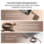 Cavo USB-C magnetico 60W 1m Momax Mag.Link