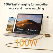 Momax Mag.Link Magnetic 100W USB-C / Type-C to USB-C / Type-C Data Cable, DC62 2m