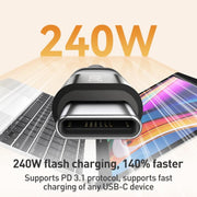 Momax Mag.Link Magnetic 240W USB-C / Type-C to USB-C / Type-C Data Cable, DC71 2m