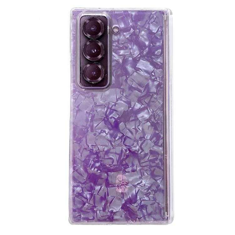 Custodia per telefono con texture a guscio perlato ad asse magnetico, For Galaxy Z Fold8 Ultra 5G, For Samsung Galaxy Z Fold7 5G, For Samsung Galaxy Z Fold Special, For Samsung Galaxy Z Fold6 5G