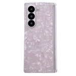 Custodia per telefono con texture a guscio perlato ad asse magnetico, For Samsung Galaxy Z Fold5 5G, For Samsung Galaxy Z Fold4 5G