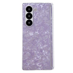 Custodia per telefono con texture a guscio perlato ad asse magnetico, For Samsung Galaxy Z Fold5 5G, For Samsung Galaxy Z Fold4 5G