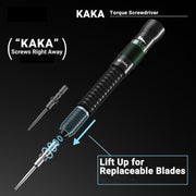 2UUL KAKA Adjustable Torque Magnetic Screwdriver, Tri-Point 0.6, Philips 1.2, Pentalobe 0.8