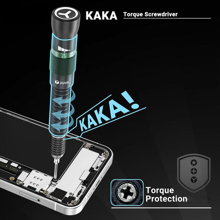 2UUL KAKA Avvitatore magnetico a coppia regolabile, Tri-Point 0.6, Philips 1.2, Pentalobe 0.8