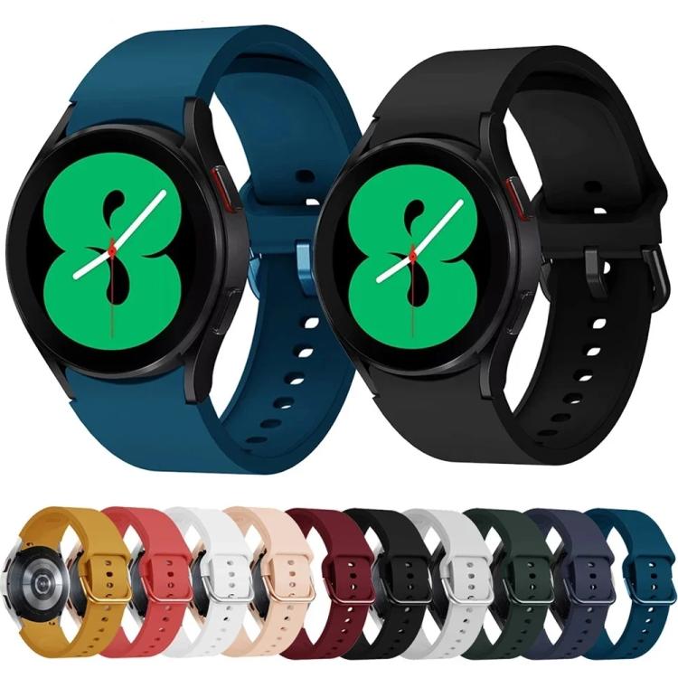 Cinturino per orologio in silicone con fibbia a sgancio rapido e tinta unita xDfind, For Samsung Galaxy Watch7 / Watch FE 40mm, For Samsung Galaxy Watch6 / Watch6 Classic