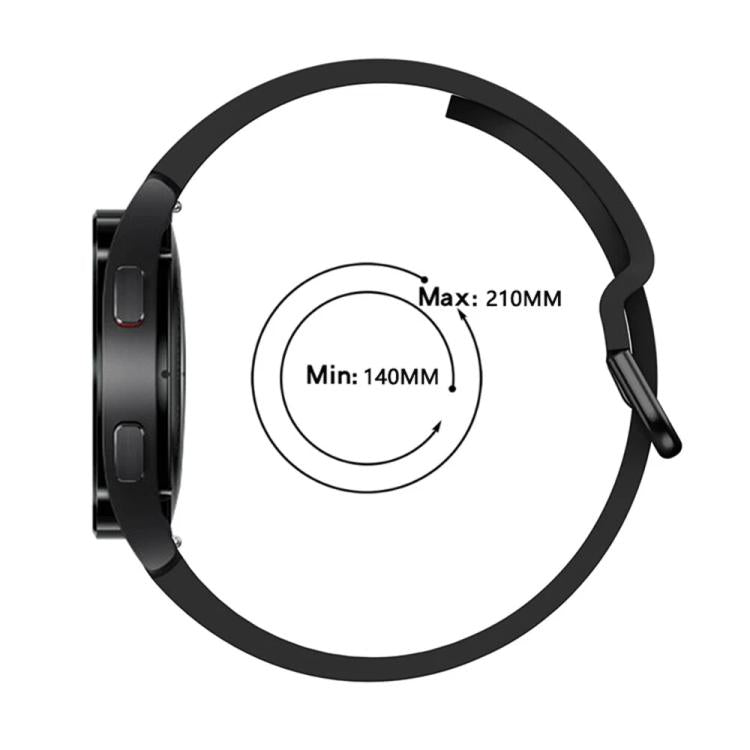 Cinturino per orologio in silicone con fibbia a sgancio rapido e tinta unita xDfind, For Samsung Galaxy Watch5 / Watch5 Pro, For Samsung Galaxy Watch4 / Watch4 Classic