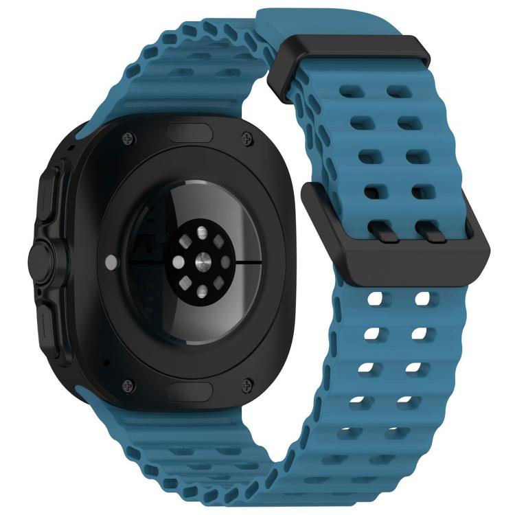 Cinturino per orologio in silicone con doppia fibbia Ocean Hole xDfind, For Samsung Galaxy Watch Ultra 47mm / Ultra 2025