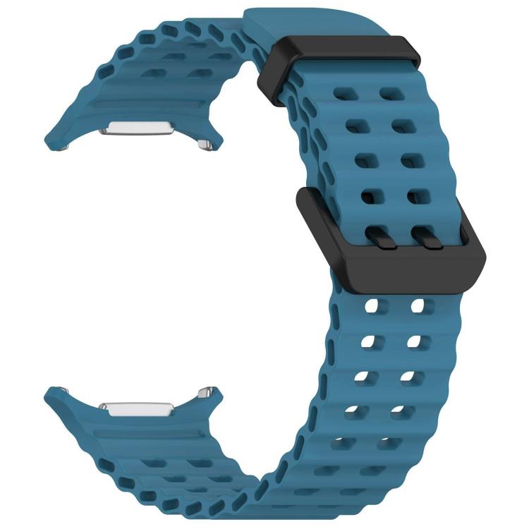 Cinturino per orologio in silicone con doppia fibbia Ocean Hole xDfind, For Samsung Galaxy Watch Ultra 47mm / Ultra 2025