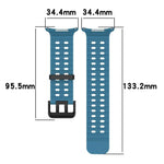 Cinturino per orologio in silicone con doppia fibbia Ocean Hole xDfind, For Samsung Galaxy Watch Ultra 47mm / Ultra 2025