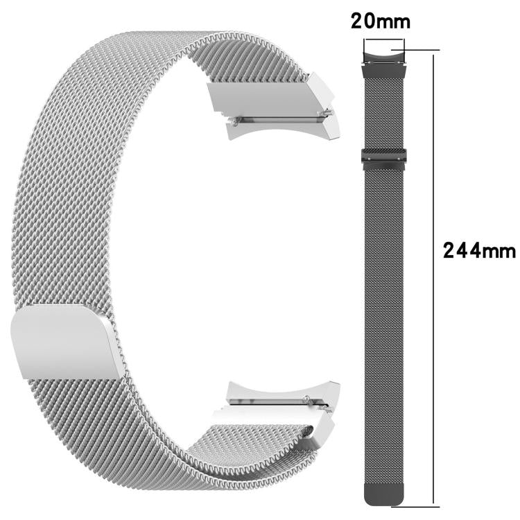 Cinturino per orologio xDfind Milan in acciaio inossidabile con sgancio rapido magnetico., For Samsung Galaxy Watch7 / FE / 6 / 5 / 4, For Samsung Galaxy Watch6 / Watch6 Classic, For Samsung Galaxy Watch5 / Watch5 Pro                                   ...