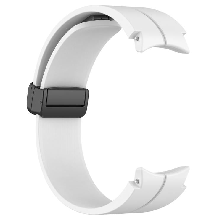 Cinturino per orologio xDfind Fold con fibbia magnetica nera in silicone, For Samsung Galaxy Watch7 / FE / 6 / 5 / 4, For Samsung Galaxy Watch6 / Watch6 Classic, For Samsung Galaxy Watch5 / Watch5 Pro, For Samsung Galaxy Watch4 / Watch4 Classic        ...