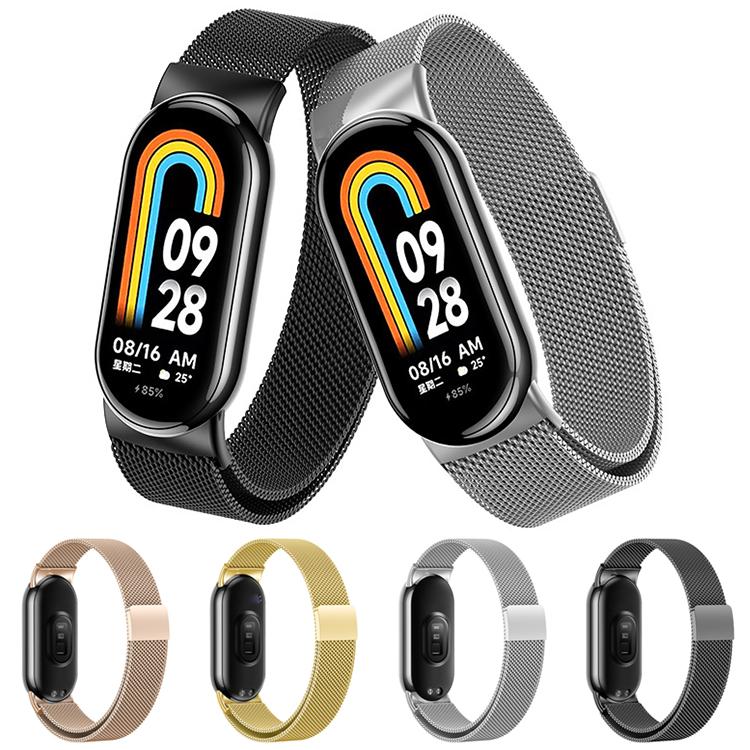 Cinturino per orologio xDfind Milan in acciaio inossidabile magnetico, For Xiaomi Band 10 Pro/9 Pro/Redmi Watch 6/5/4, For Xiaomi Smart Band 10/10 NFC/9/9 NFC/8/8 NFC, For Xiaomi Smart Band 10 / 10 NFC / 9 / 9 NFC, For Redmi Watch 5 / Watch 4          ...
