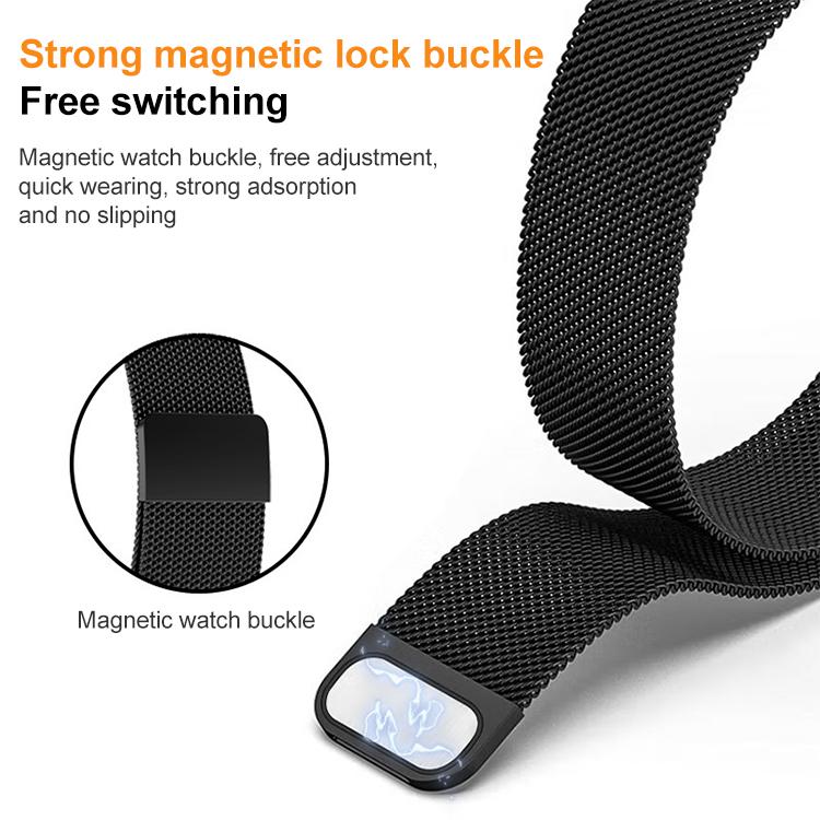 Cinturino per orologio xDfind Milan in acciaio inossidabile magnetico, For Xiaomi Band 10 Pro/9 Pro/Redmi Watch 6/5/4, For Xiaomi Smart Band 10/10 NFC/9/9 NFC/8/8 NFC, For Xiaomi Smart Band 10 / 10 NFC / 9 / 9 NFC, For Redmi Watch 5 / Watch 4          ...