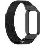 Cornice per orologio xDfind con cinturino magnetico in metallo integrato., For Xiaomi Band 10 Pro/9 Pro/Redmi Watch 6/5/4, For Redmi Watch 5 / Watch 4, For Redmi Band 3 / Xiaomi Smart Band 9 Active, For Redmi Band 2 / Xiaomi Smart Band 8 Active