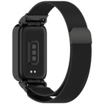 Cornice per orologio xDfind con cinturino magnetico in metallo integrato., For Xiaomi Band 10 Pro/9 Pro/Redmi Watch 6/5/4, For Redmi Watch 5 / Watch 4, For Redmi Band 3 / Xiaomi Smart Band 9 Active, For Redmi Band 2 / Xiaomi Smart Band 8 Active