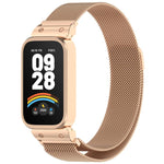 Cornice per orologio xDfind con cinturino magnetico in metallo integrato., For Xiaomi Band 10 Pro/9 Pro/Redmi Watch 6/5/4, For Redmi Watch 5 / Watch 4, For Redmi Band 3 / Xiaomi Smart Band 9 Active, For Redmi Band 2 / Xiaomi Smart Band 8 Active